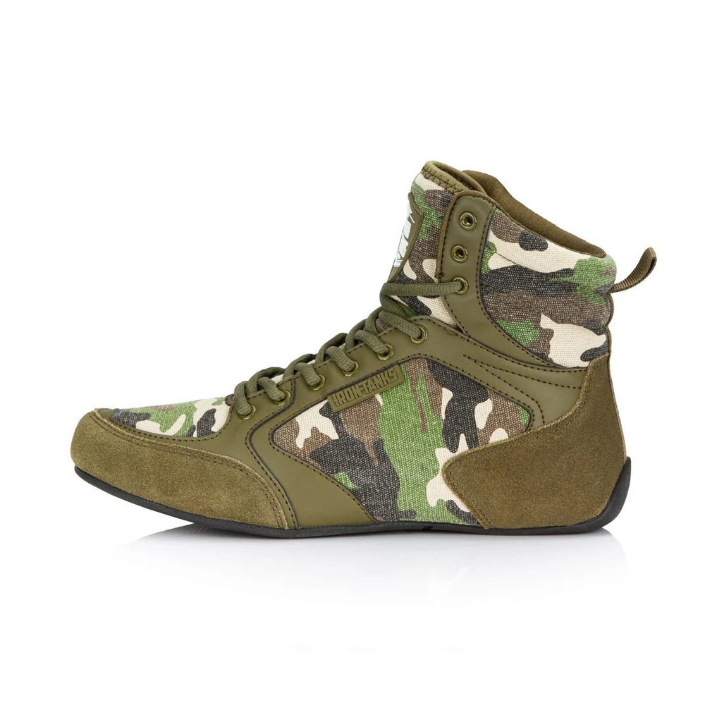 Iron Tanks Titan III Gym Shoes Raw Camo Mens Size 12 New With Tags/Box